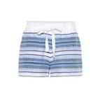 Lemlem Welela Striped Cotton-blend Shorts