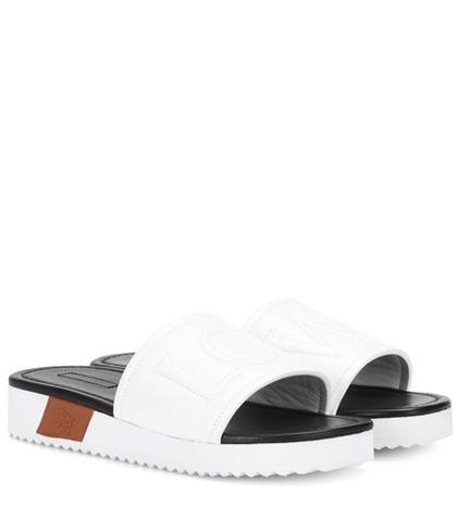 Loewe Leather Slides