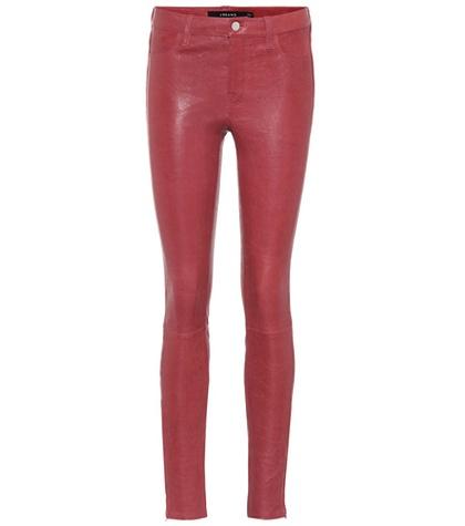J Brand Super Skinny Leather Leggings