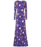 Fendi Floral-printed Silk-jersey Gown
