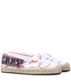Burberry Doodle Print Cotton Espadrilles