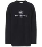 Balenciaga Embroidered Wool And Cashmere Sweater