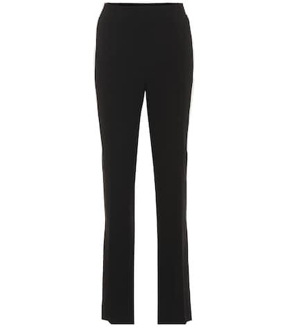 Givenchy High-rise Straight Crêpe Pants