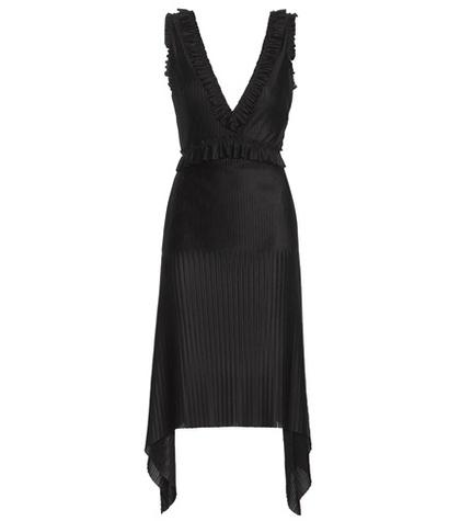 Stella Mccartney Pleated Satin Dress