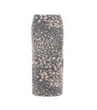 By Malene Birger Opunia Printed Knitted Wool-blend Skirt