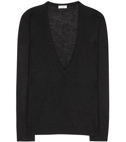 Brunello Cucinelli Mohair And Wool-blend Sweater