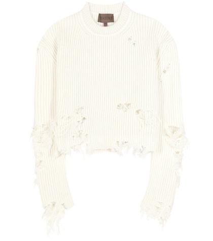 Yeezy Distressed Wool-blend Sweater (season 3)