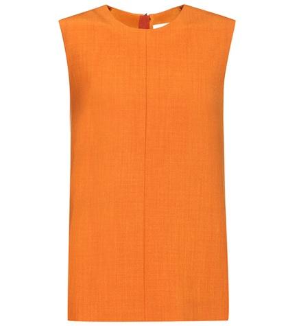 Victoria Victoria Beckham Sleeveless Wool-blend Top