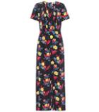 Diane Von Furstenberg Printed Silk Jumpsuit