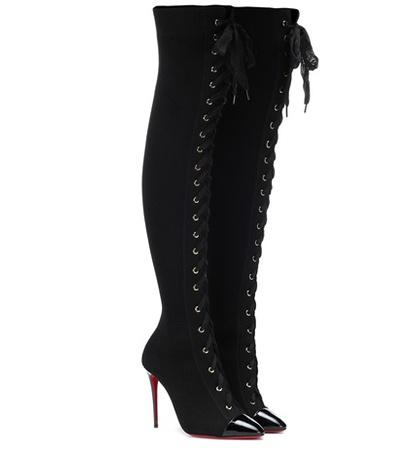 Christian Louboutin Frenchie 100 Over-the-knee Boots