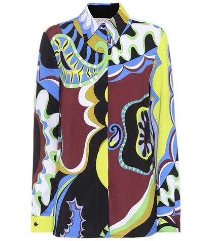 Emilio Pucci Printed Jersey Shirt