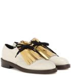 Marni Embossed Leather Derby Shoes