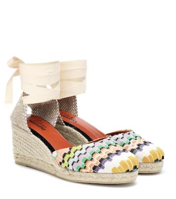 Missoni X Castañer Carina Wedge Espadrilles