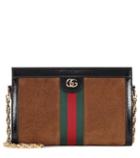 Gucci Ophidia Gg Small Suede Shoulder Bag