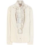 Chlo Cotton Ruffled Blouse