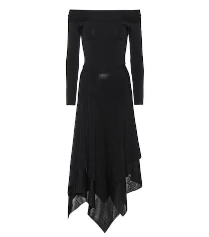 Victoria Beckham Off-the-shoulder Stretch Dress