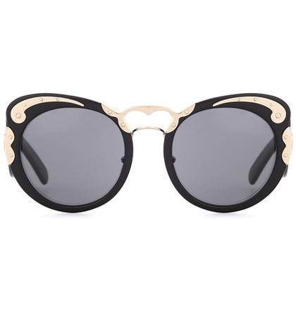 Valentino Round Sunglasses
