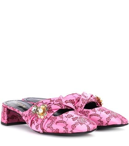 Givenchy Beverley Jacquard Mules