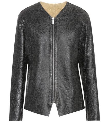 Isabel Marant Izy Reversible Leather And Fur Jacket