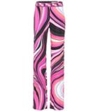 Agnona Printed Crêpe Trousers