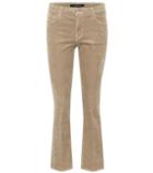 J Brand Selena Cropped Corduroy Trousers