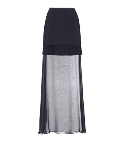 Givenchy Layered Crêpe Skirt