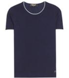 Loro Piana Girocollo Bayron Cashmere, Silk And Cotton Blend Top