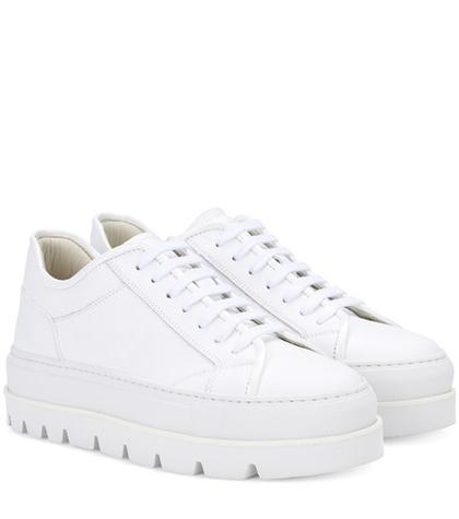Victoria Victoria Beckham Leather Platform Sneakers