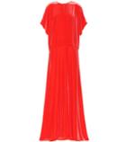 Valentino Velvet Silk-blend Gown