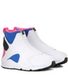 The Row Air Hurrache Run Mid Leather Sneakers