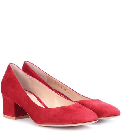 Gianvito Rossi Exclusive To Mytheresa.com – Linda 45 Suede Pumps
