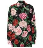 Dolce & Gabbana Floral-printed Silk Shirt