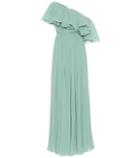 Giambattista Valli Ruffled Silk Gown