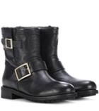 Jimmy Choo Youth Leather Ankle Boots