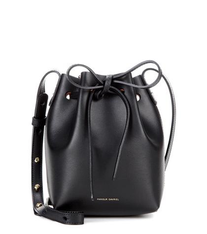 Mansur Gavriel Mini Mini Leather Bucket Bag