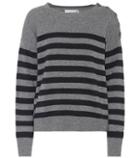 Jimmy Choo Striped Cashmere Sweater