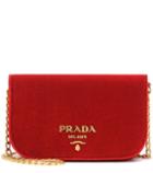 Prada Velvet Shoulder Bag