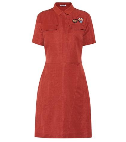 Valentino Linen Utility Dress