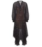 Alessandra Rich Marion Silk Chiffon Dress