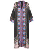 Miu Miu Printed Silk Kaftan