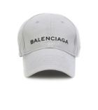 Balenciaga Embroidered Cotton Baseball Cap
