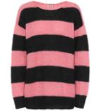 Etro Striped Mohair-blend Sweater