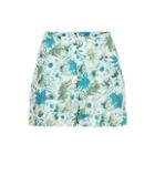 Cult Gaia Shadi Floral Linen Shorts