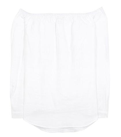 Rag & Bone Off-the-shoulder Cotton Blouse