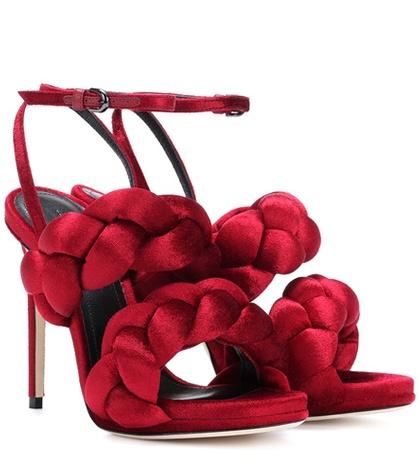 Neous Velvet Sandals
