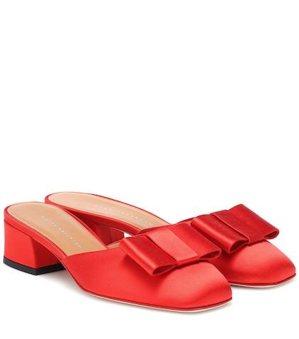 Dolce & Gabbana Harper Satin Mules