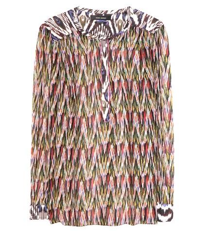 Isabel Marant Pilay Printed Silk Blouse