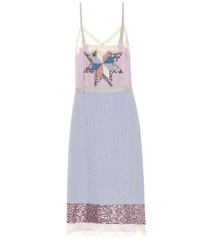 Coach Embellished Slip Dress