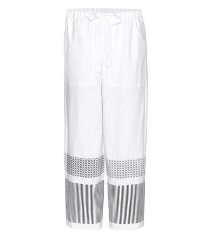 Roger Vivier Printed Cotton Trousers