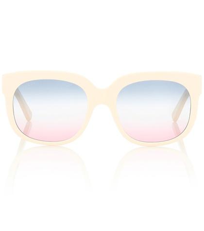 Gucci Elton John Square Sunglasses